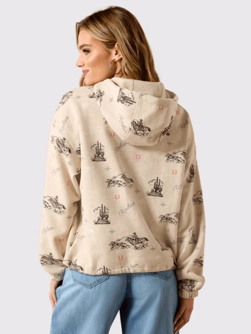 Ariat Women’s Logo Hoodie Pullover Sweatshirt Western Casual NWT | 2W11B13/14 - Picture 3 of 5
